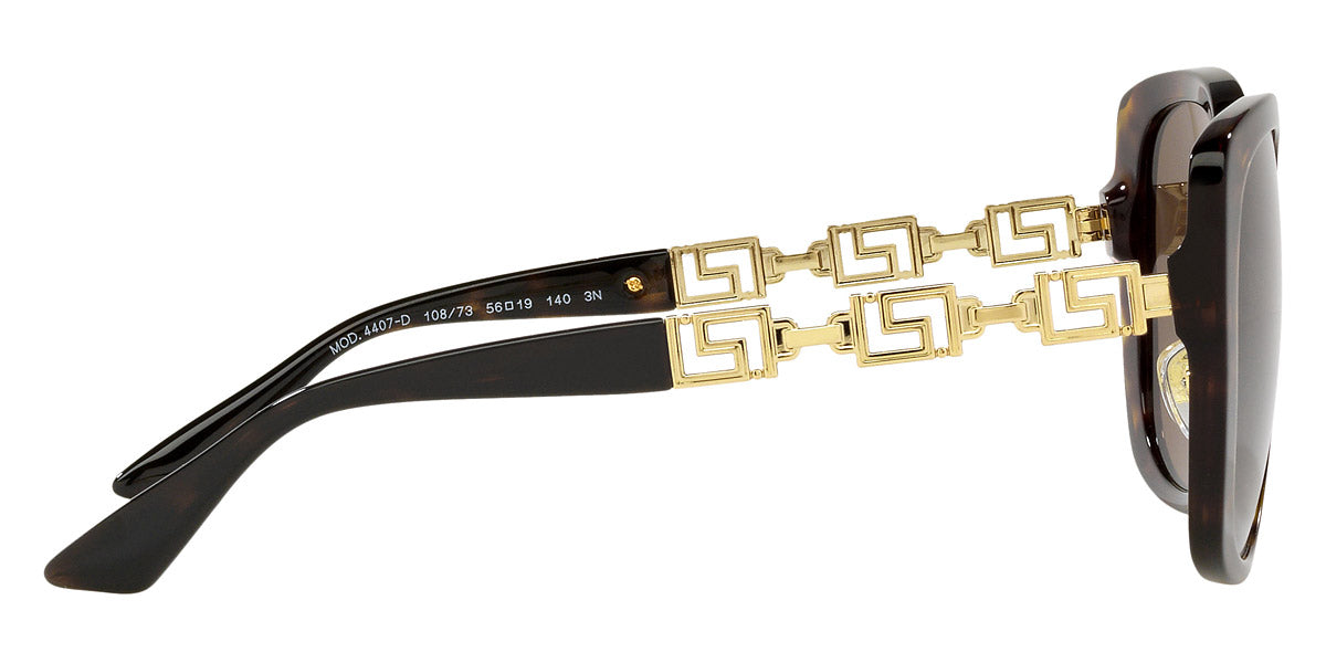 VERSACE SUNGLASSES - VE4407D 108/73 56 - Havana/Gold