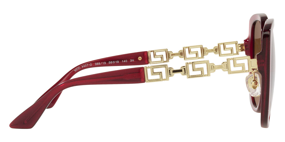 VERSACE SUNGLASSES - VE4407D 388/13 56 - Transparent Red/Gold