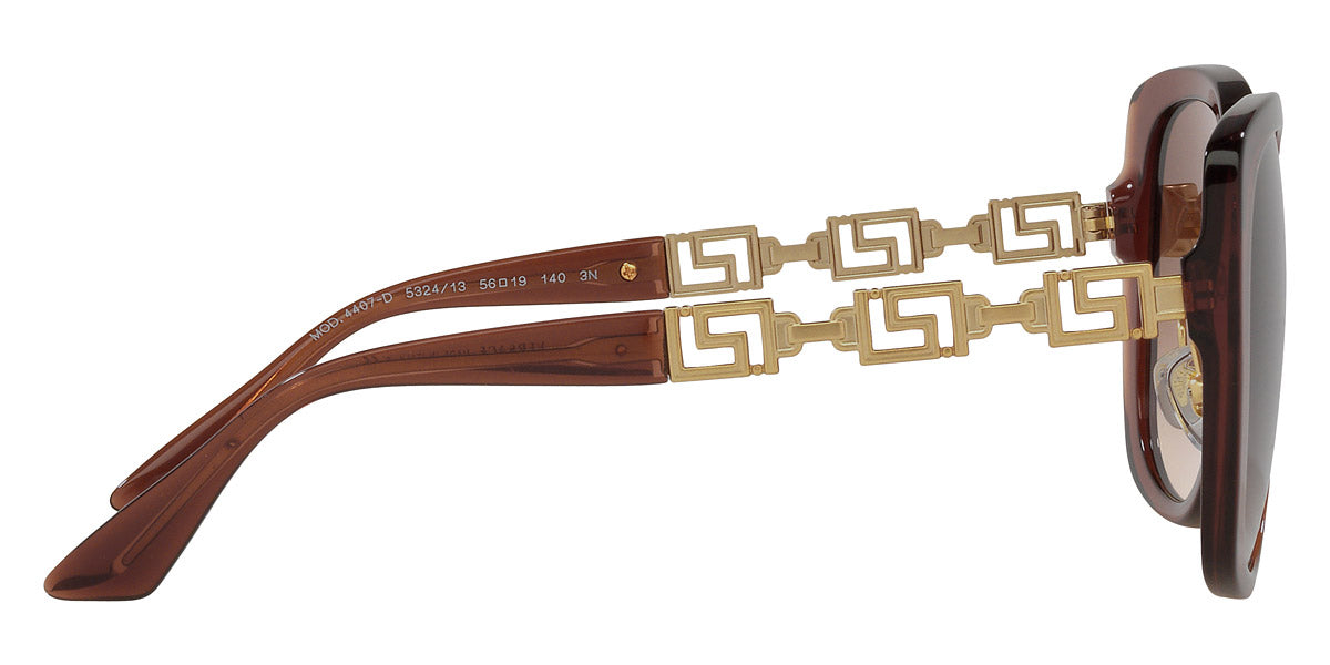 VERSACE SUNGLASSES - VE4407D 532413 56 - Transparent Brown/Matte Gold