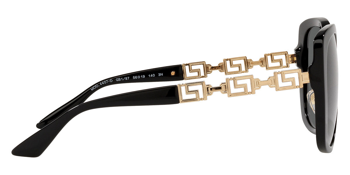 VERSACE SUNGLASSES - VE4407D GB1/87 56 - Black/Gold
