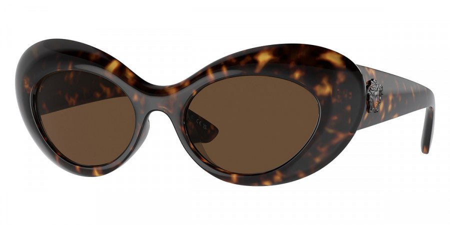 VERSACE SUNGLASSES - VE4456U 108/73 52 - Havana